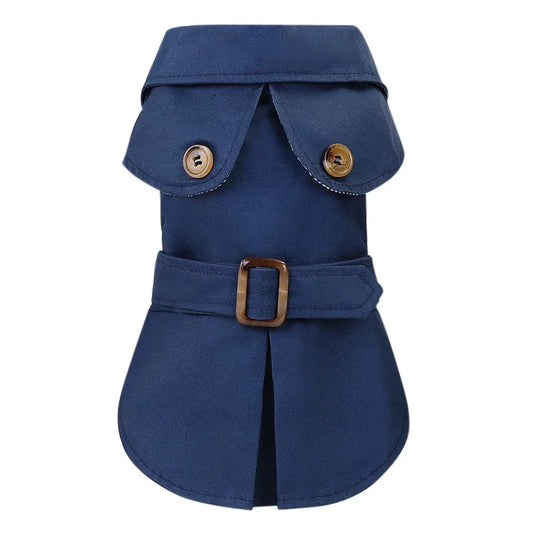 British Style Pets Dog Clothes Winter Thicken Jacket Coat Costumes Hoodies