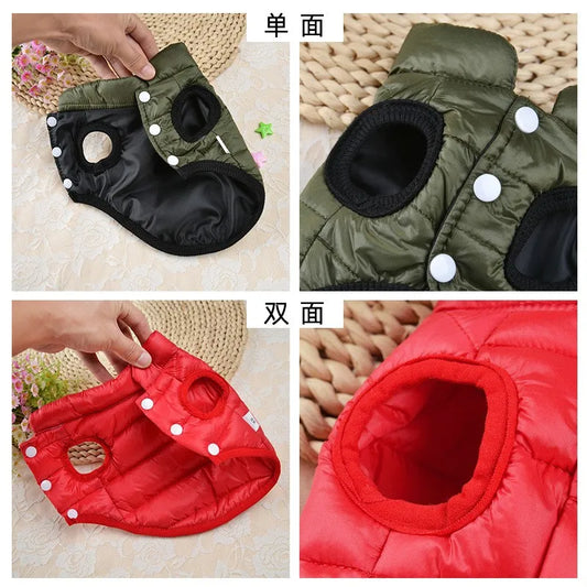 The DogFace Winter Puffer Vest