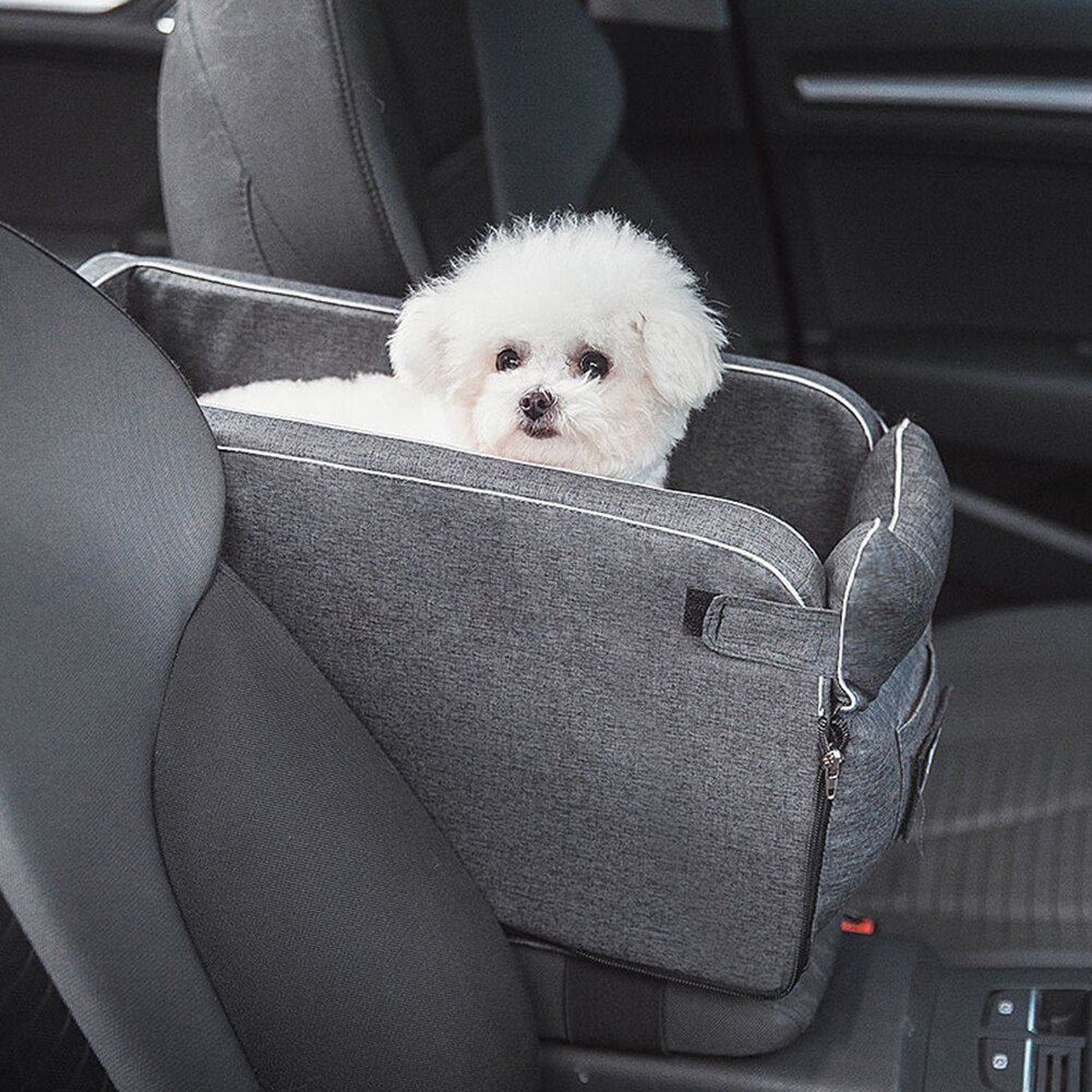 Cozy Canvas Dog Car Seat