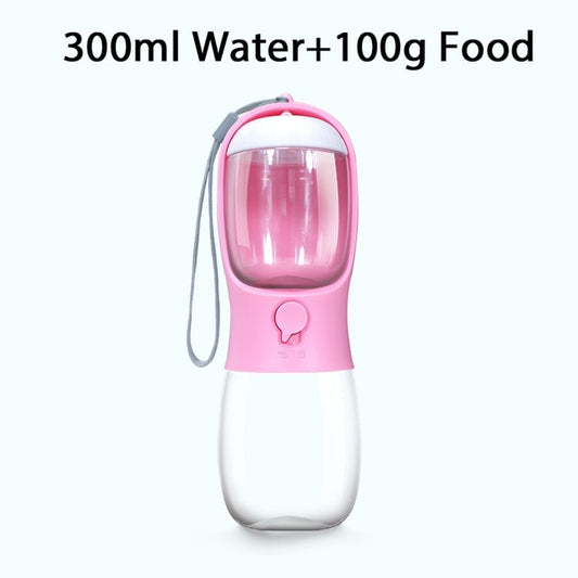 Portable Water and Food Storage Bottle for Dogs