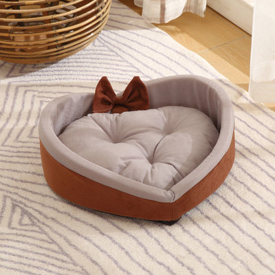 Heart-Shaped Dog Bed